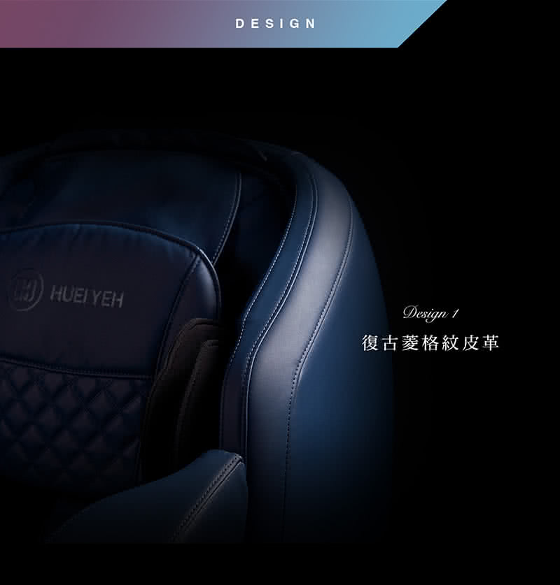 復古菱格紋皮革