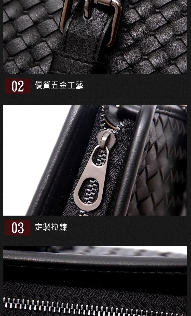 02 優質五金工藝 03 定製拉鍊 