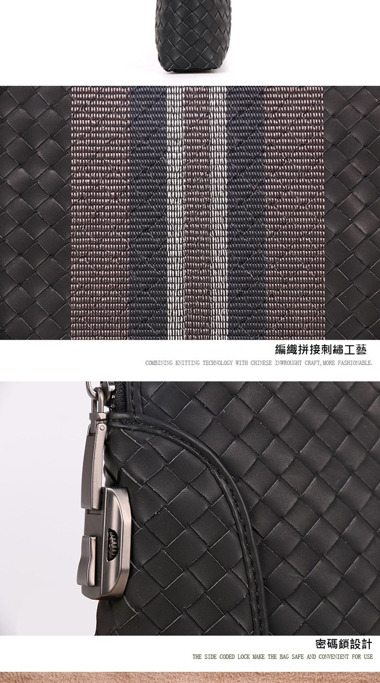 編織拼接刺繡工藝 密碼鎖設計 