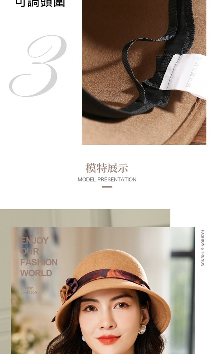 可铜頭圍 模特展示 