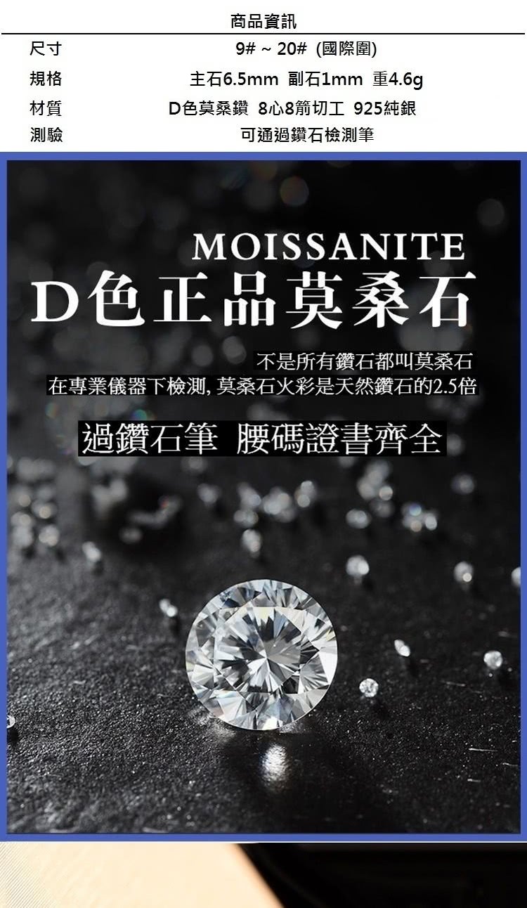 在專業儀器下檢測, 莫桑石火彩是天然鑽石的2.5倍