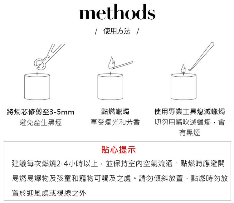 建議每次燃燒24小時以上,並保持室内空氣流通。點燃時應避開