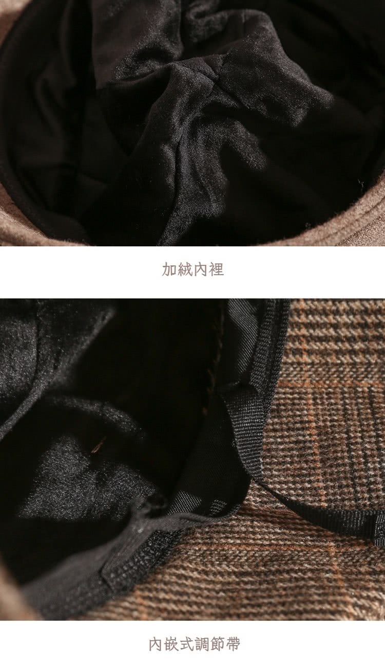 加絨內裡 內嵌式調節帶 