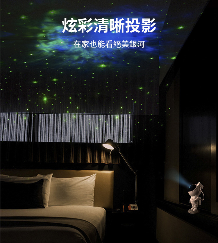 炫彩清晰投影 在家也能看絕美銀河 