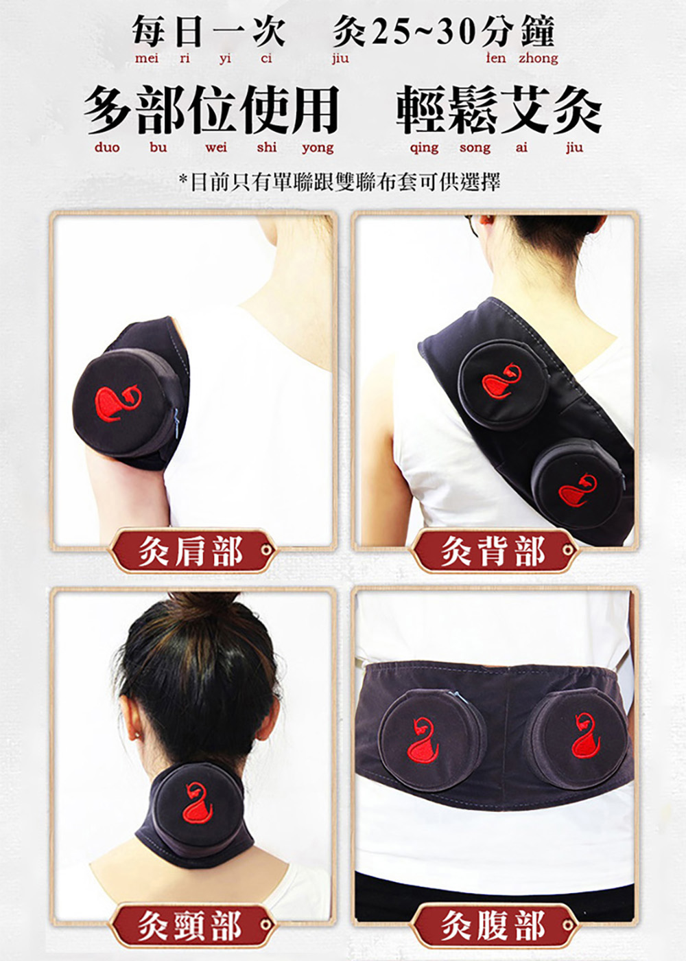 目前只有單聯跟雙聯布套可供選擇