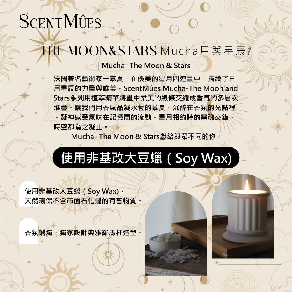 月星辰的力量與唯美,ScentMes MuchaThe Moon and
