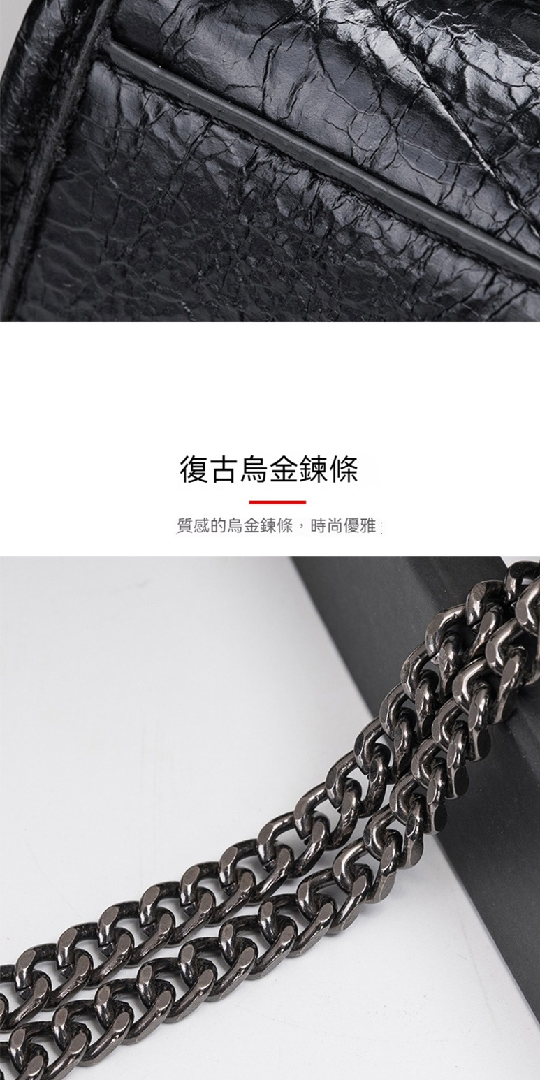 復古烏金鍊條 質感的烏金鍊條,時尚優雅 