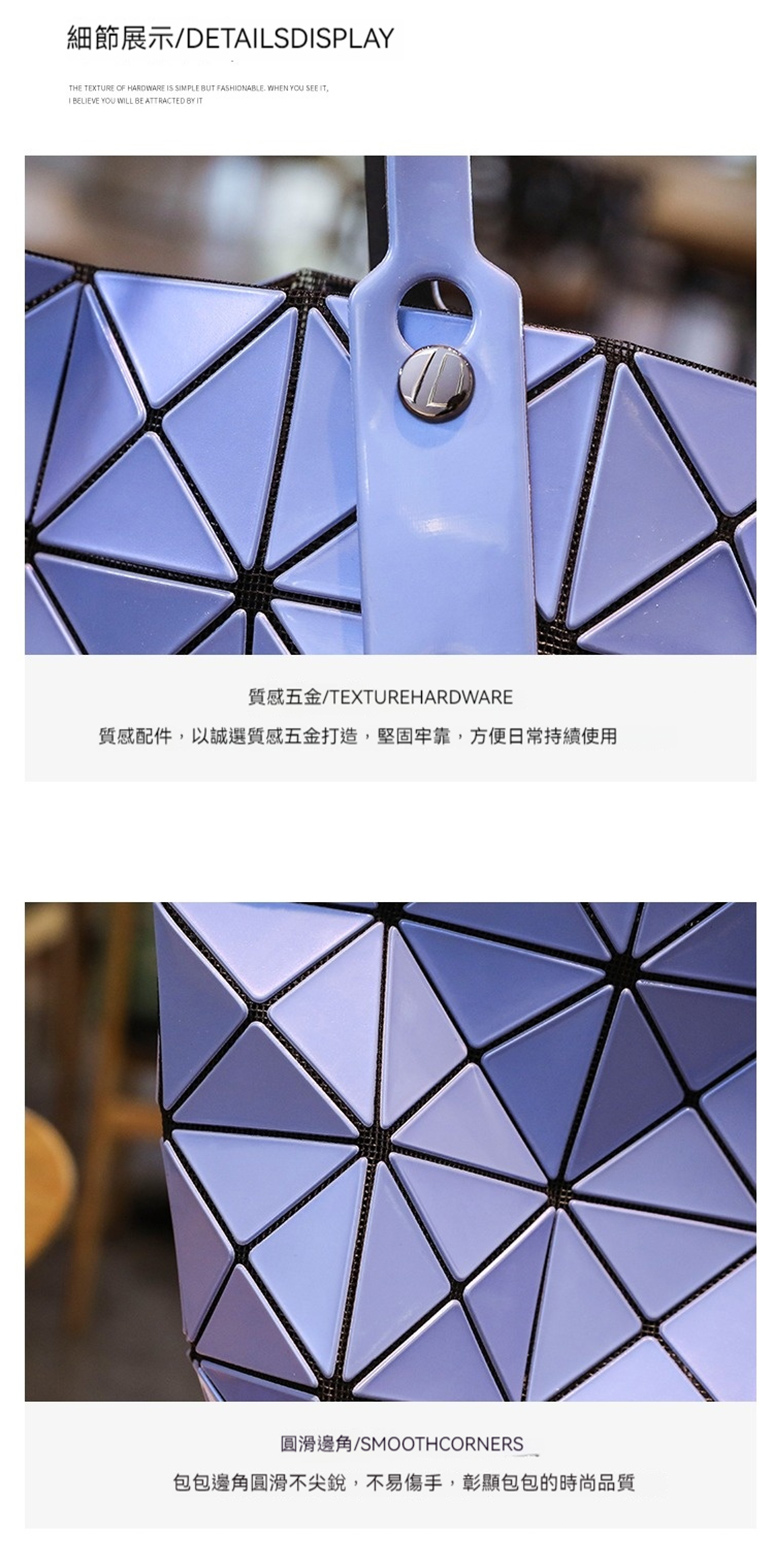 細節展示DETAILSDISPLAY 質感五金TEXTUREHARDWARE 質感配件,以誠選質感五金打造,堅固牢靠,方便日常持續使用 圓滑邊角SMOOTHCORNERS 包包邊角圓滑不尖銳,不易傷手,彰顯包包的時尚品質 
