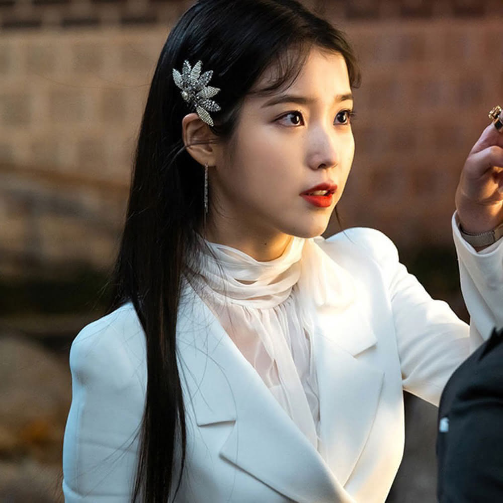 BBHONEY】韓星iu李知恩同款耳環線條長款流蘇耳釘氣質耳墜(網美必備款)