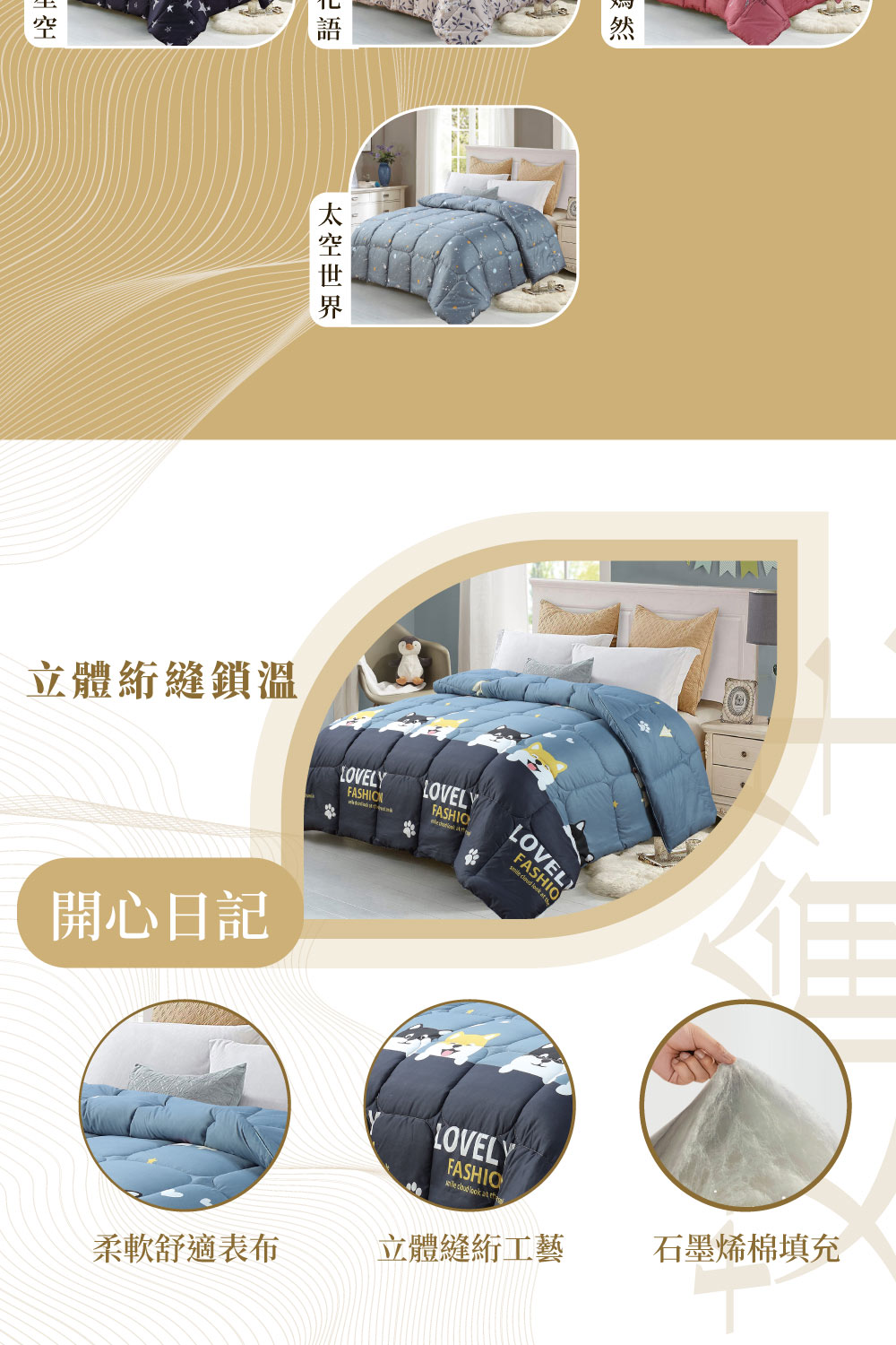 立體縮縫鎖溫