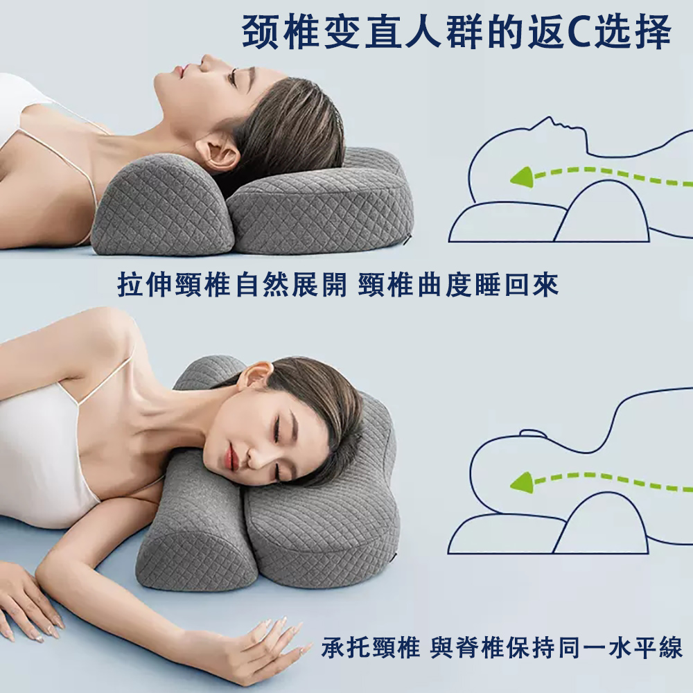 安眠枕2個 SU-ZI｜SS止鼾快眠枕AS快眠枕2代日本品牌(原裝透明膠袋包裝