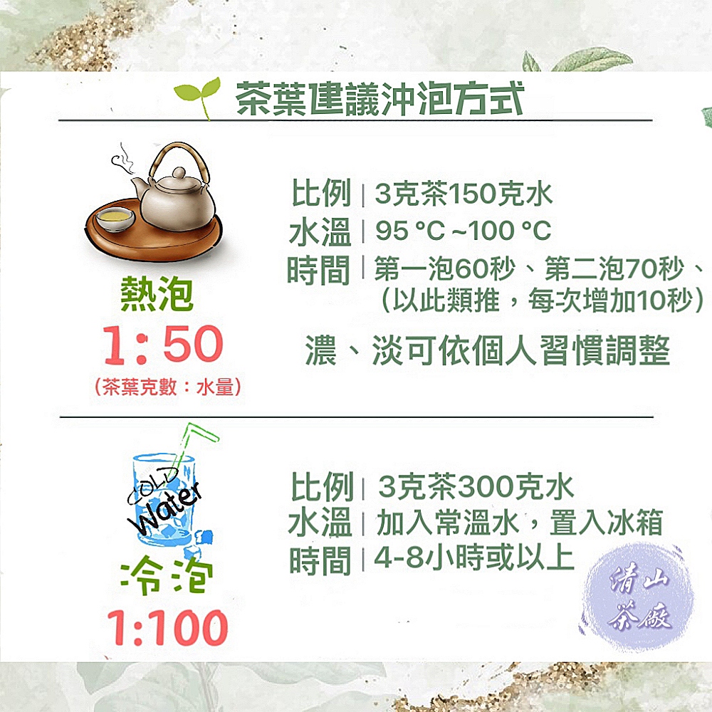 時間第一泡60秒、第二泡70秒、