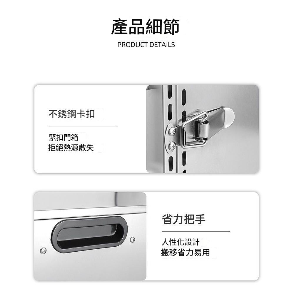 不銹鋼卡扣緊扣門箱拒絕熱源散失產品細節PRODUCT DETAILS省力把手人性化設計搬移省力易用