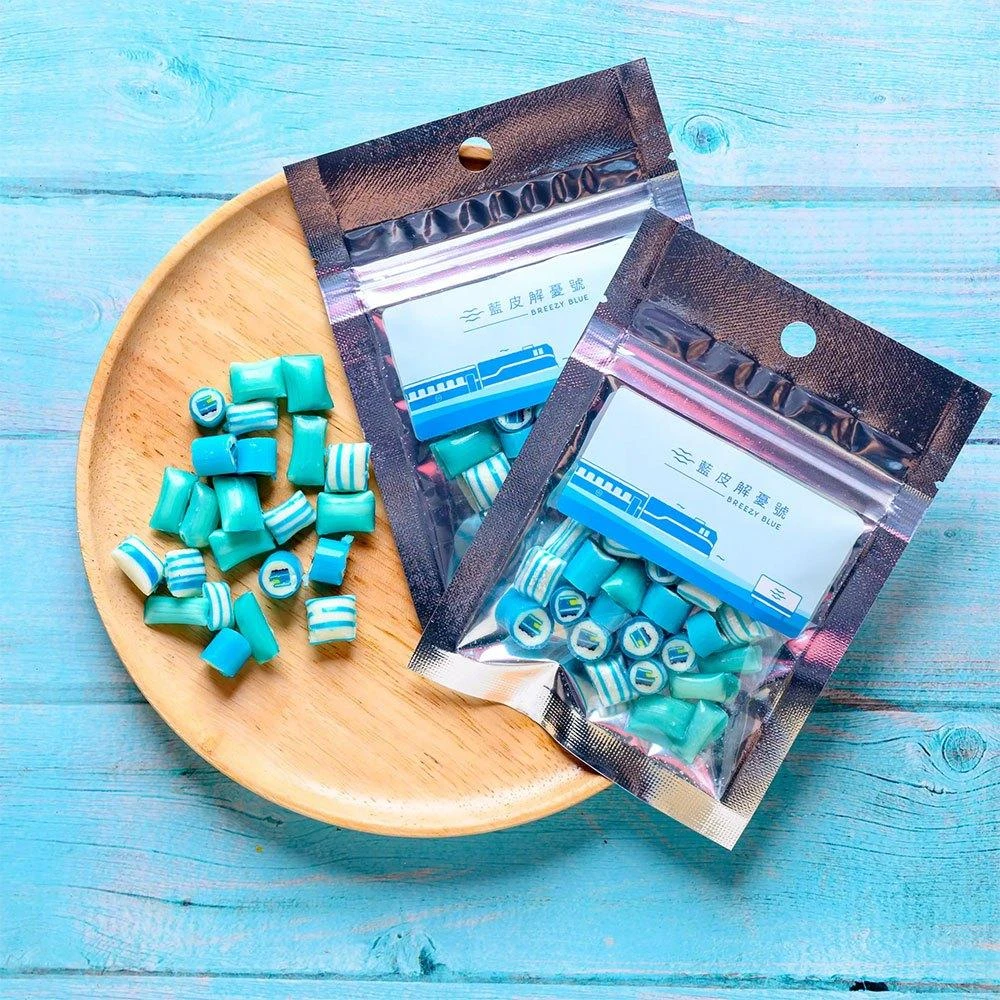 台鐵藍皮解憂號 X Papabubble 西班牙手工糖 官方授權商店 TR台灣鐵道