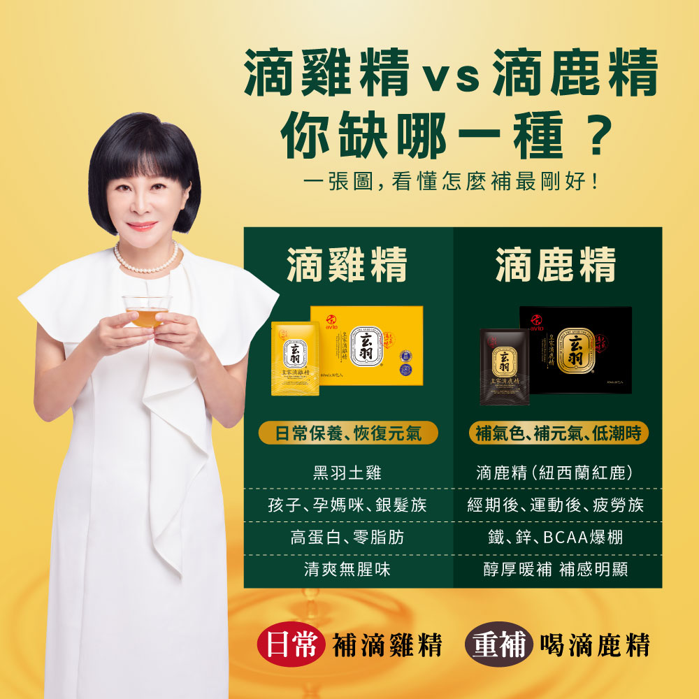 雞精 鹿精 如何選