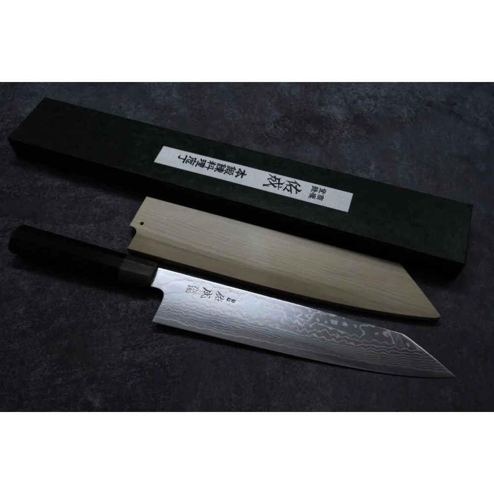 佑成ZDP189 和牛刀21/24/27cm 附朴木鞘中刀刀具網