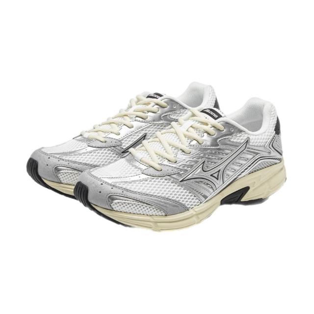 白磁瓶子 美津濃MIZUNO Speed 2K 白銀黑未來金屬感Y2K 男女同款復古慢跑