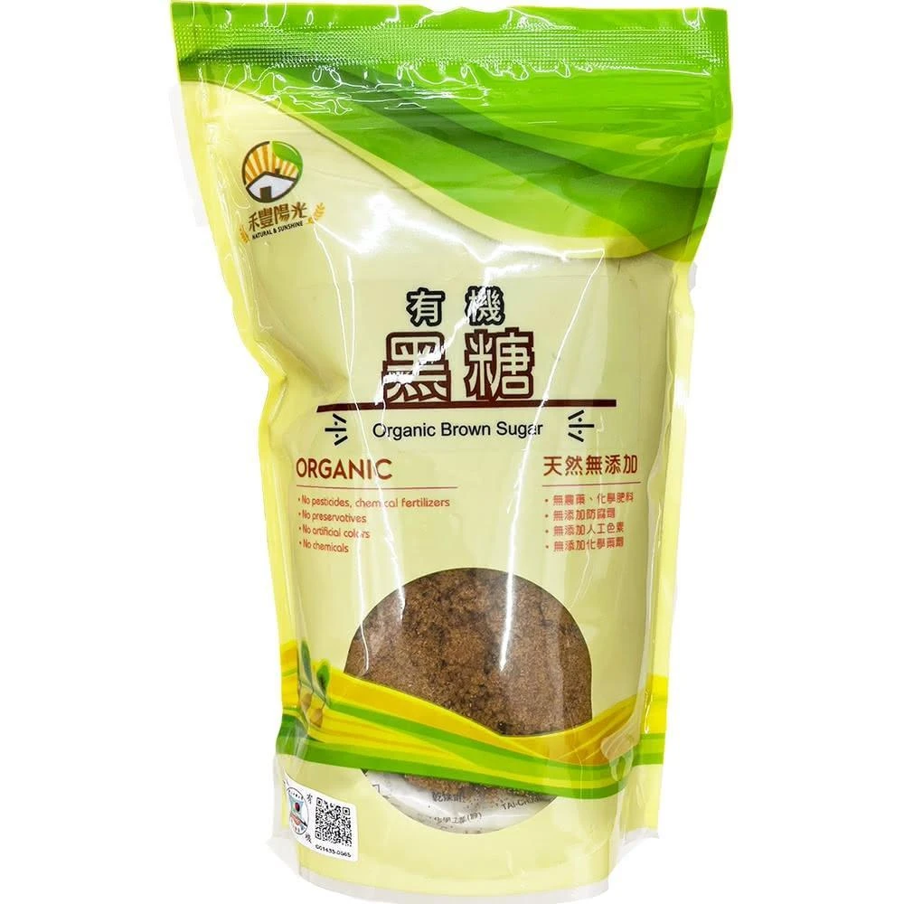 森果食品 有機黑糖 中興大學有機驗證 有機甘蔗 高純度 450克原裝