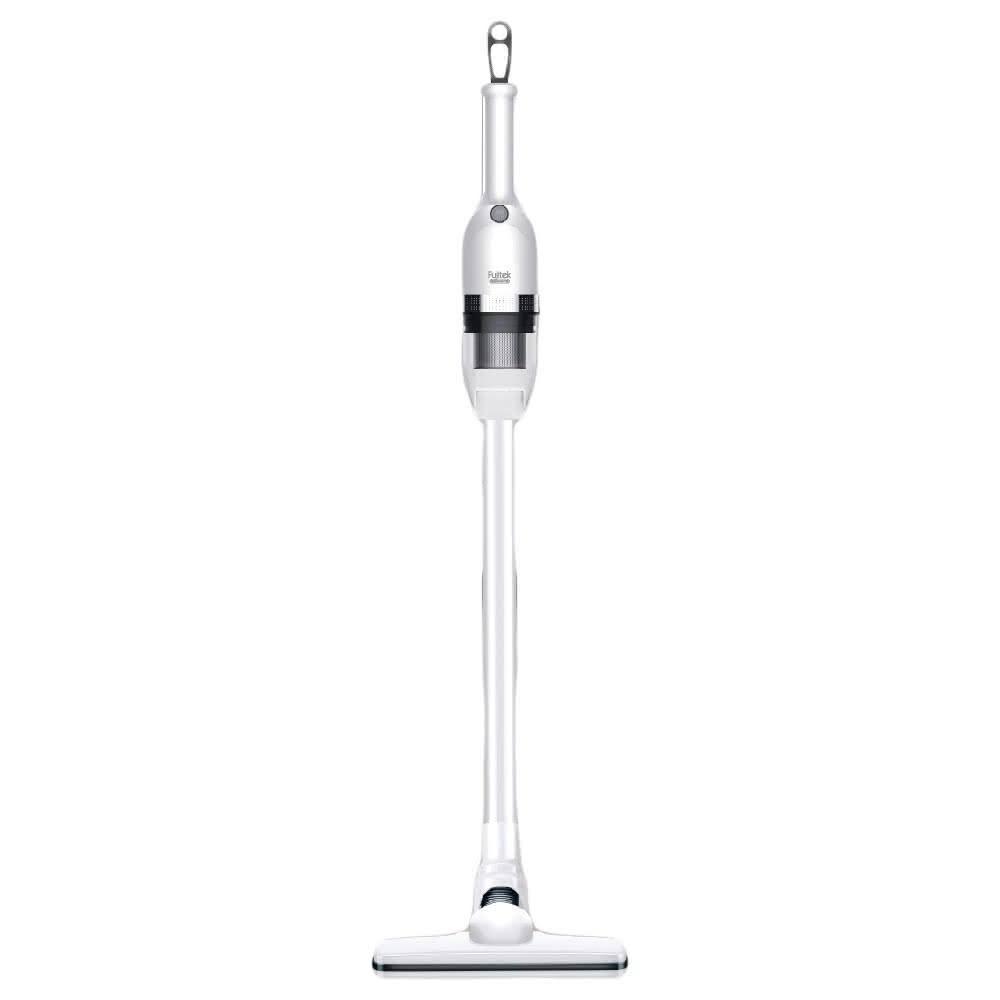 Fujitek富士電通 Design by Japan 簡約小白兩用吸塵器 FTV-RH700,採用日本設計理念,輕巧白色外型適合現代家居。支援手持與立式兩用模式,強力吸塵效能,輕鬆清潔地板、沙發與車內空間。高效HEPA濾網,捕捉99.97%細塵,保護家人健康。靜音運作,操作簡單,是忙碌家庭的理想選擇。 Fujitek富士電通 FTV-RH700