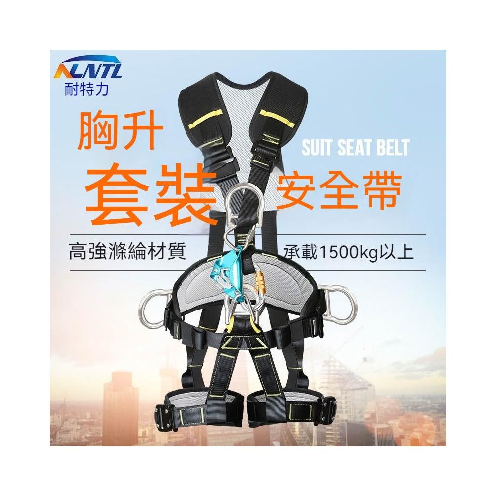 全身五點式 高空作業 安全帶 雙鈎保護繩 防墜落 戶外 電力 胸陞套裝 背負式安全帶 戶外攀嚴 工程保護