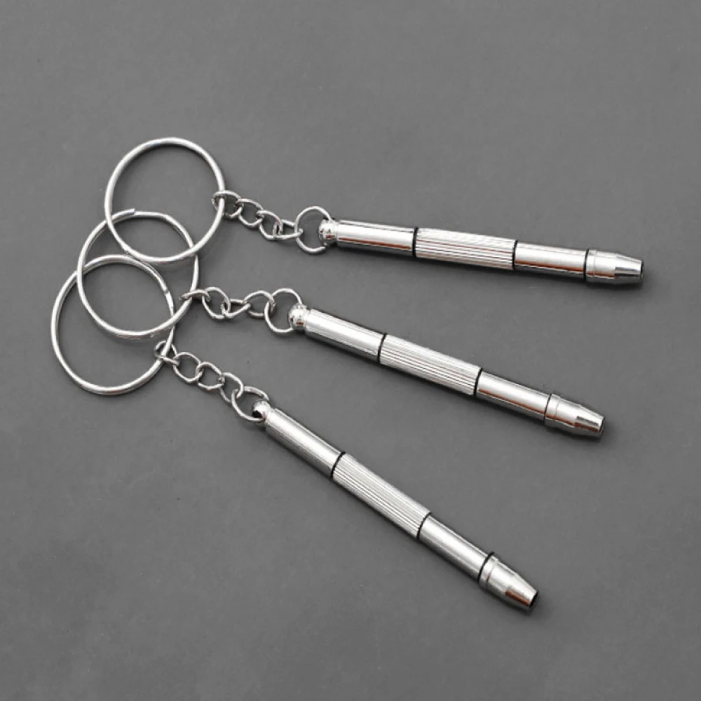 【FANCY LIFE】三合一眼鏡螺絲刀(十字 一字 六角 螺絲起子 眼鏡鎖 工具 五金 眼鏡用品 螺絲刀 螺絲起子)