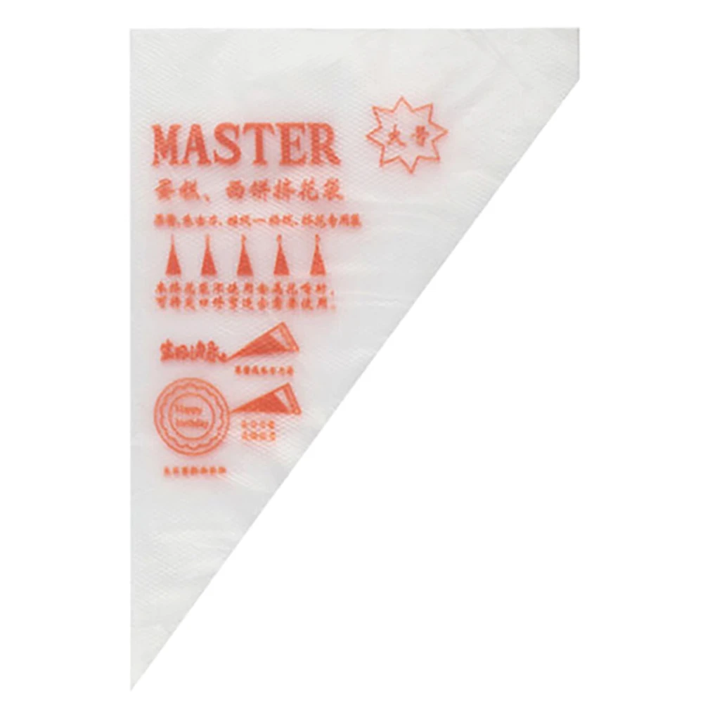 【COLOR ME】一次性擠花袋 小號/100入/花紋隨機出貨烘焙擠花袋 裱花袋 奶油袋 擠袋 擠花工具 裱花 三角形擠花袋 -