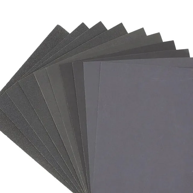 【日創生活】水砂紙 100~2000目 乾濕兩用 {磨沙紙  打磨 磨砂紙 植砂工藝}