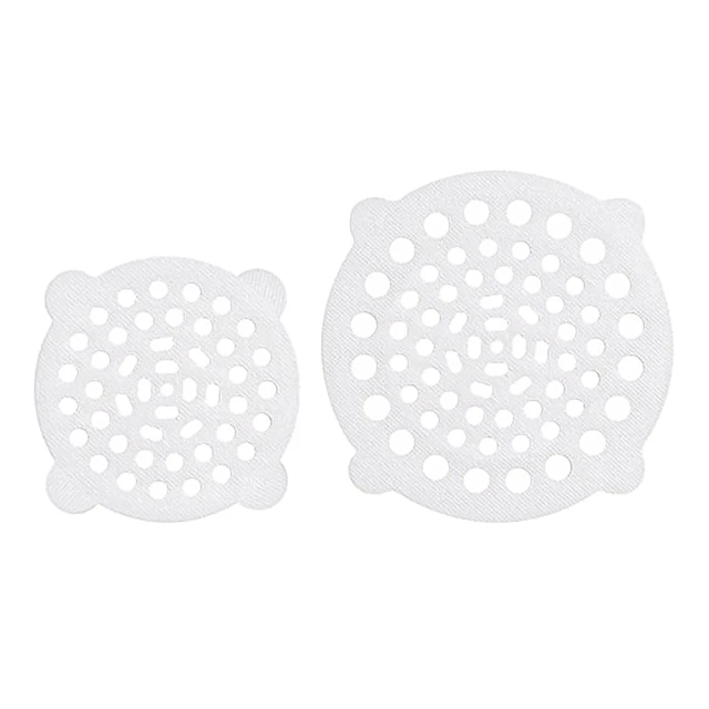 【小麥購物】一次性 毛髮過濾網(排水孔貼 排水孔濾網 下水道防堵 濾網 頭髮濾網 拋棄式地漏貼 地漏貼)