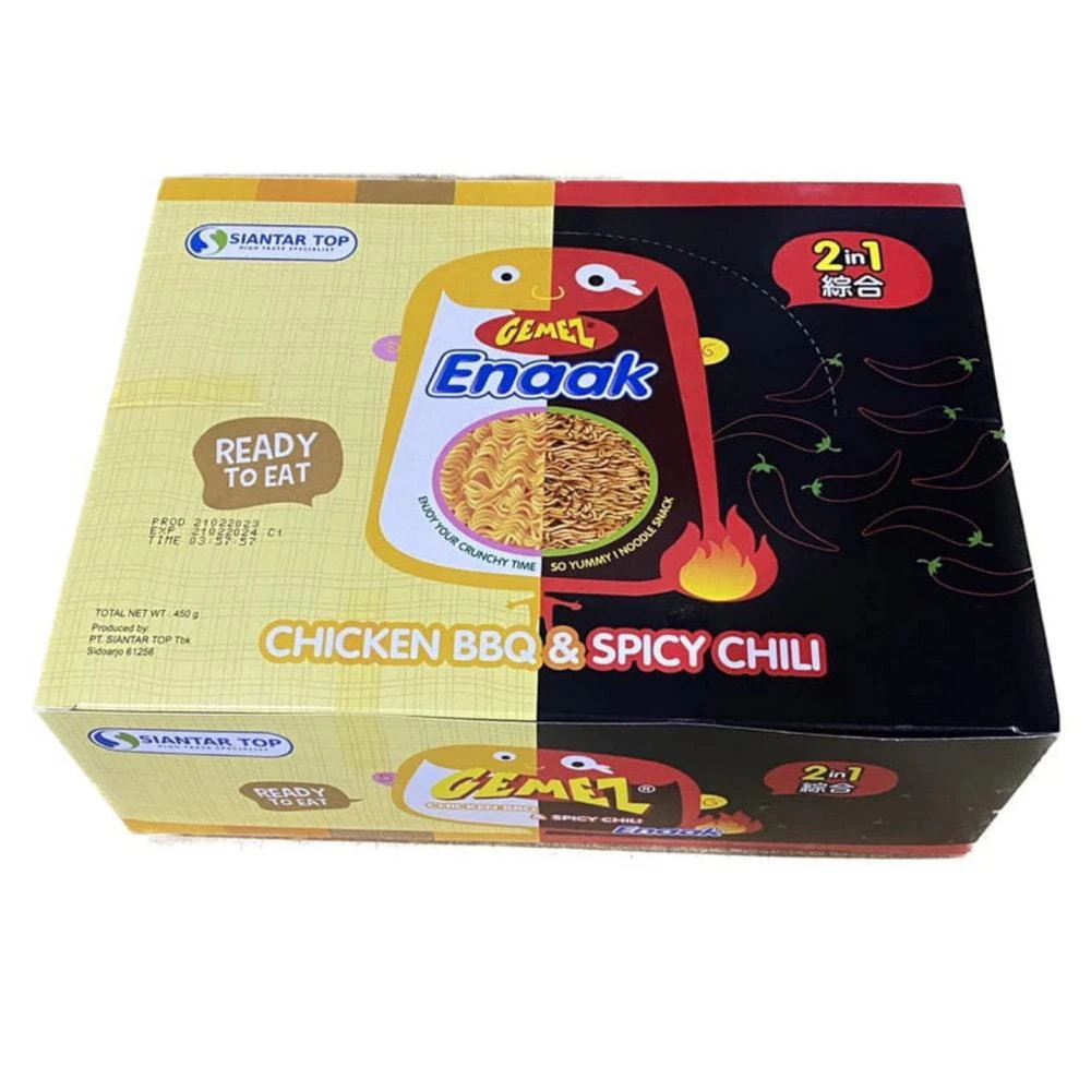 Enaak 小雞點心麵  綜合點心麵(半半) (原味)(辣味)（30包/盒）