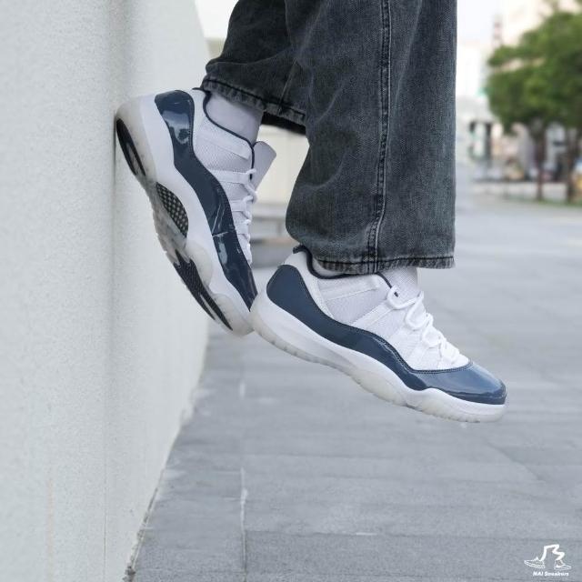 Diffused Blue Aj11 On Feet NIKE 耐吉】Air Jordan 11 Low 擴散藍Diffused Blue  低筒男款休閒鞋