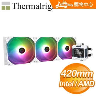 【Thermalright】利民 Frozen Warframe 420 White ARGB LCD一體式水冷