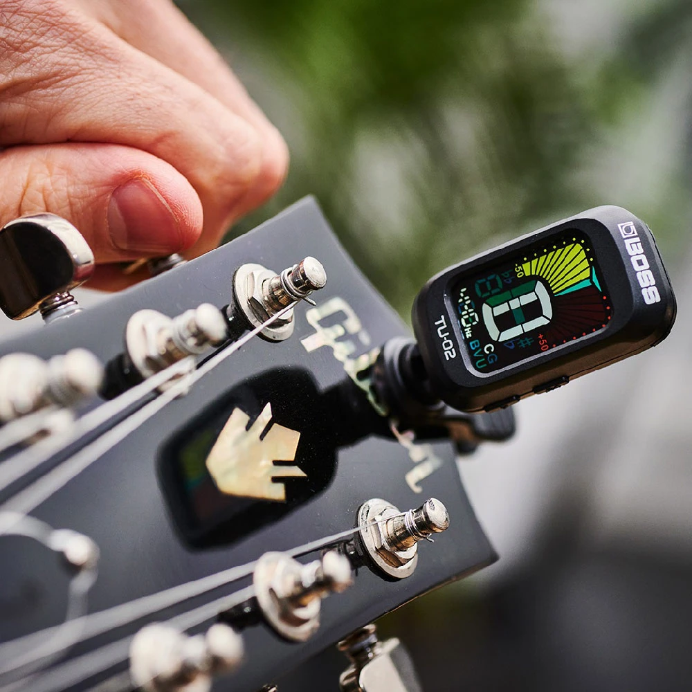 【Roland】BOSS TU-02 TU02 夾式調音器(調音器 吉他調音器 可調頻率 吉他 貝斯 烏克麗麗適用)