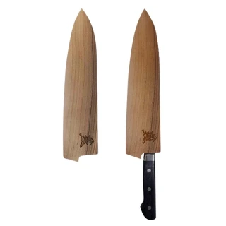 工具家達人」 磁鐵木刀鞘150mm 高品質木刀套出刃刀鞘原木刀鞘木刀套木