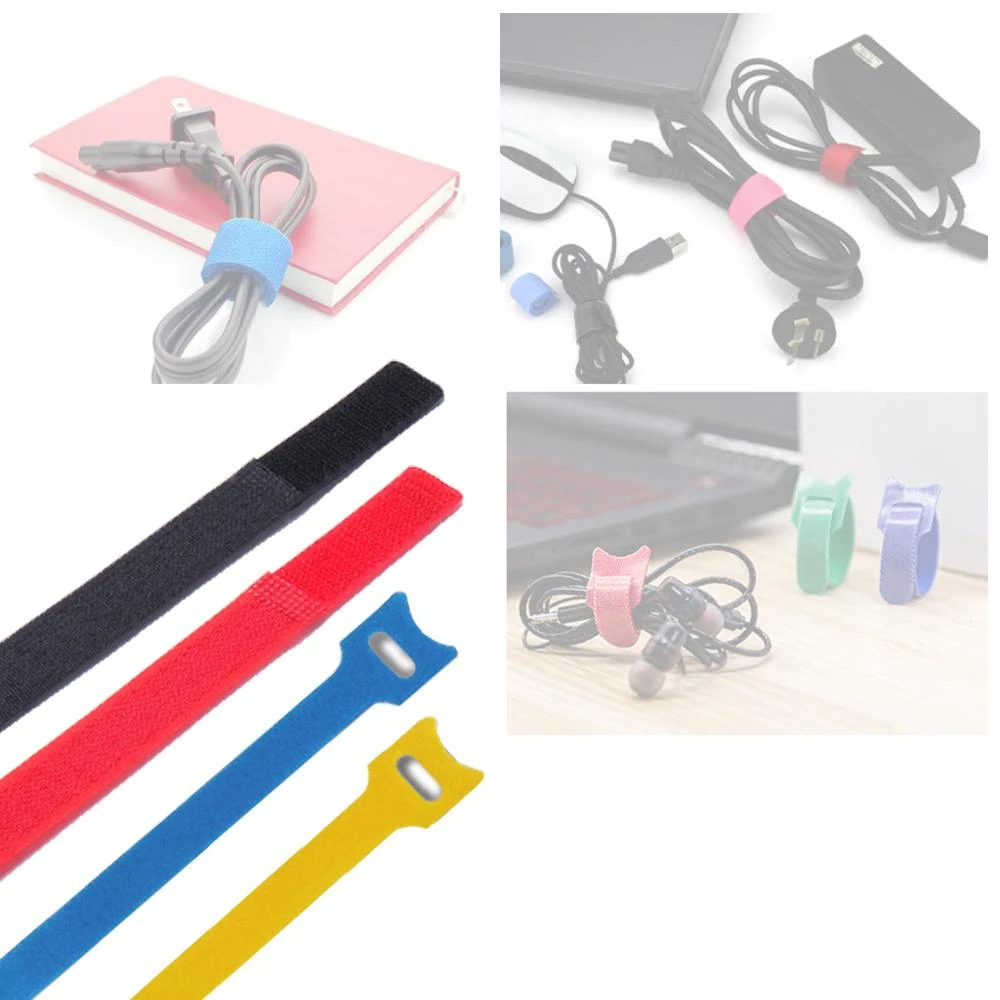 魔鬼氈束帶｜充電線收納 魔鬼氈 理線器 繞線器 理線帶 束線帶 綁帶 綑綁帶 自黏束帶 集線 魔鬼氈綁帶