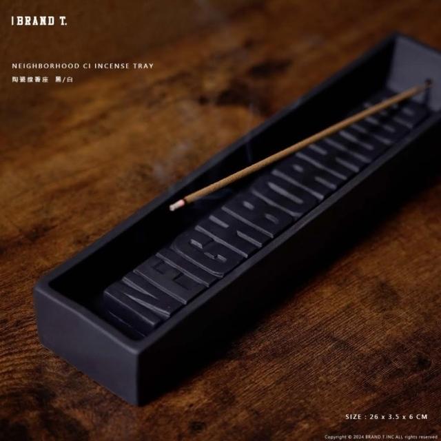 NEIGHBORHOOD CI INCENSE TRAY ブラック Neighborhood Men's CI Incense Tray in Black Neighborhood