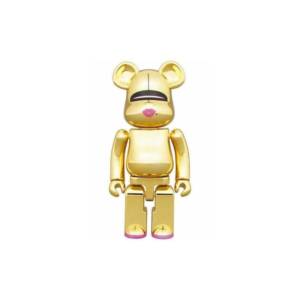 BE@RBRICK SORAYAMA 2G GOLD 400% & 100%