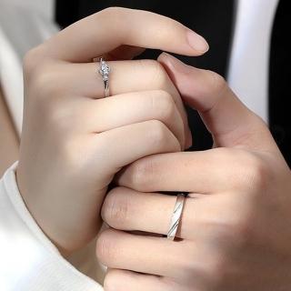 【MoonDy】戒指 純銀戒指 情侶對戒 結婚戒指 鋯石戒指 求婚戒指 對戒 指環 情侶戒指 情侶禮物 生日禮物