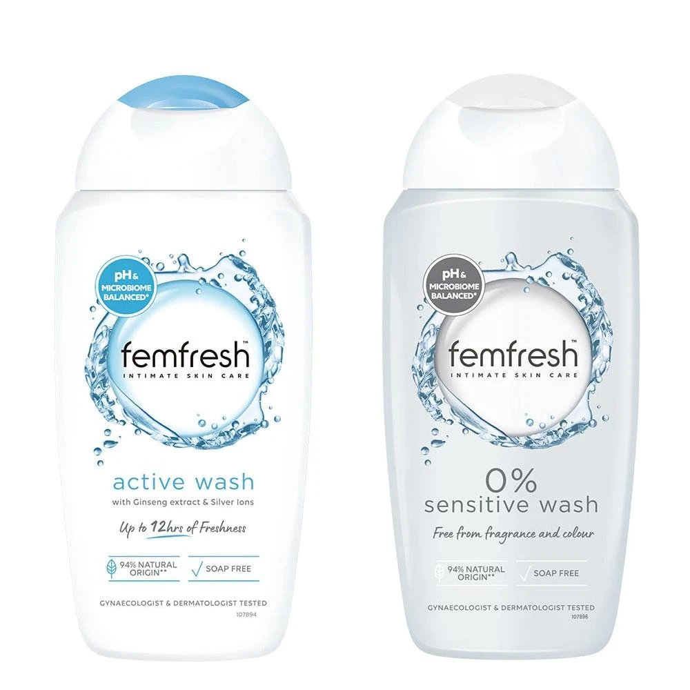 【femfresh 芳芯】私密潔膚露 250ml 長效清新 純淨植萃 舒緩敏感肌膚 私密處清潔 私密處護理｜繁華中西藥局｜