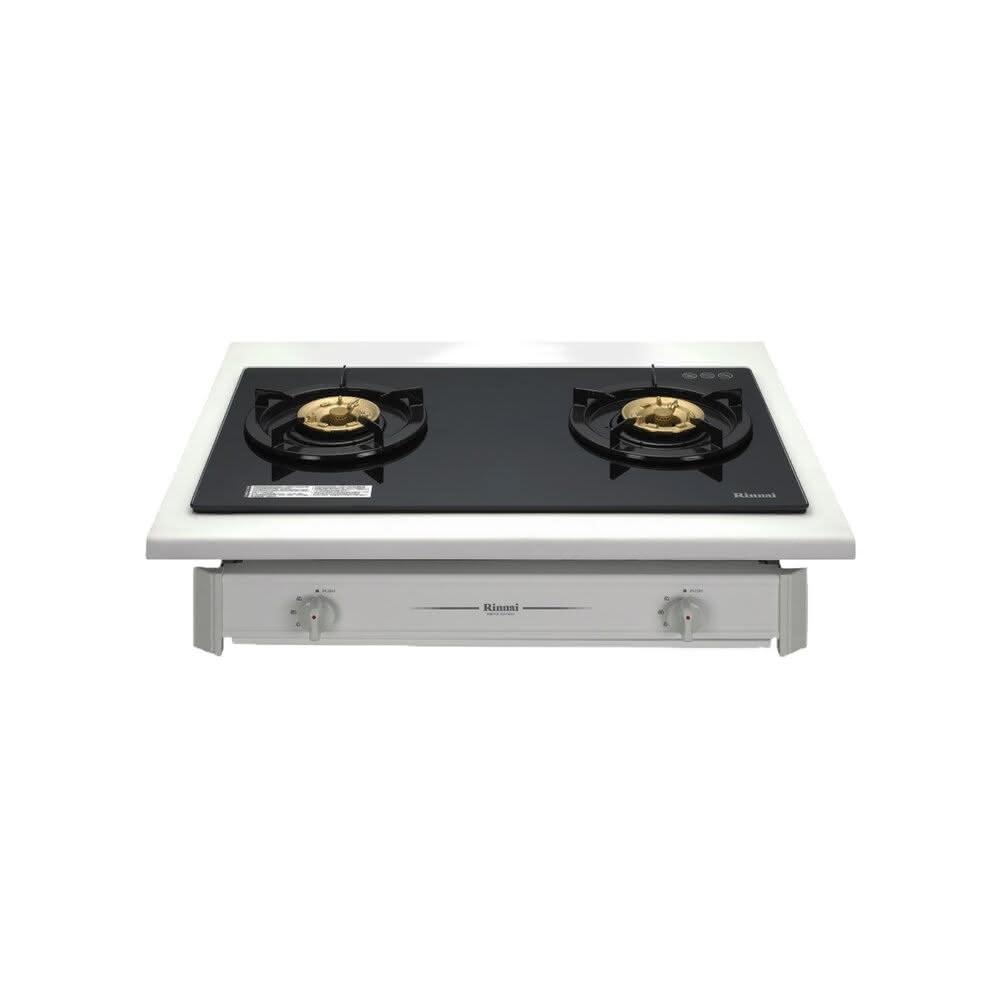 【林內】RBTS-227GC(B) 二口嵌入爐 瓦斯爐 強化黑玻璃 全省免運 限定區域送基本安裝