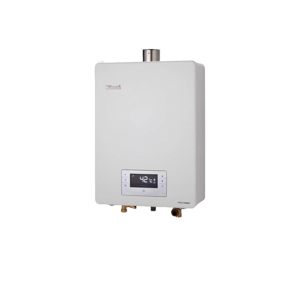【林內】RUA-C1620WF 屋內型 16L 強制排氣熱水器 全省免運 限定區域含基本安裝