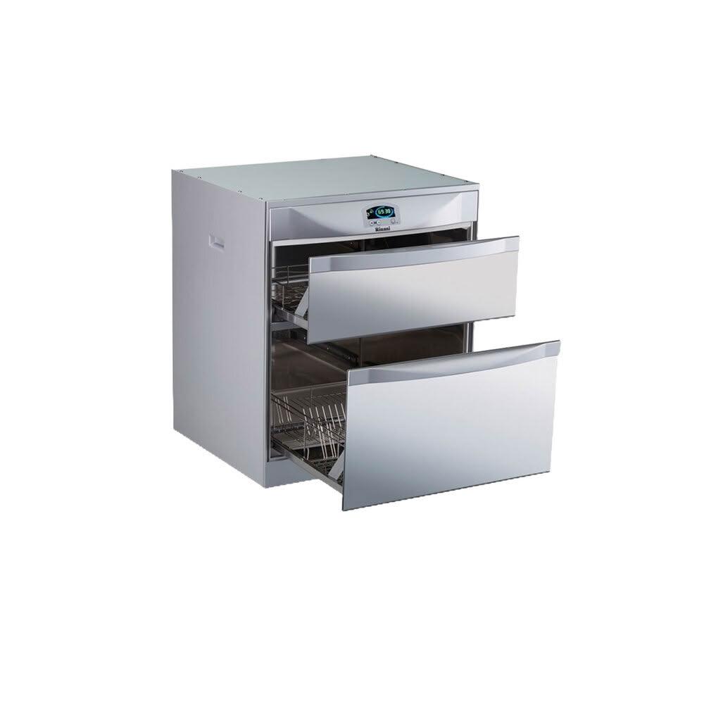 【林內】RKD-6053P 60公分 雙門抽屜_落地式臭氧殺菌烘碗機 限定區域送基本安裝