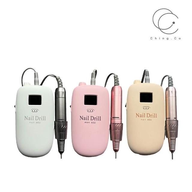Ching.Co】M&R8002磨砂款磨甲機+隨機贈磨頭組乙組+陶瓷磨頭乙支