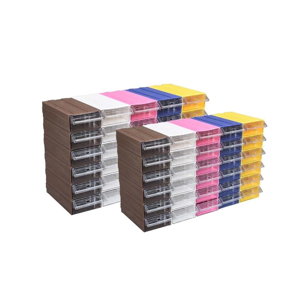 Flower組合式桌面收納 零件收納盒 抽屜盒 整理盒 2號(抽屜櫃 收納盒 文具收納 抽屜盒 抽屜收納盒 塑膠抽屜)