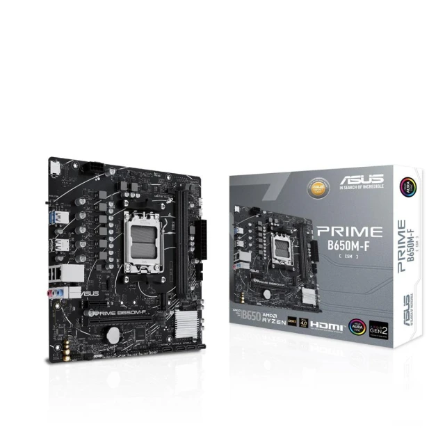 【ASUS 華碩】ASUS華碩 PRIME B650M-F-CSM M-ATX AM5腳位/主機板