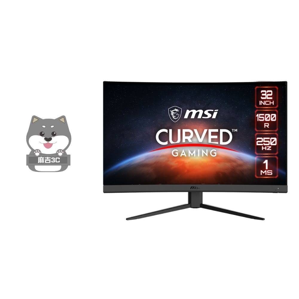 【MSI 微星】▲ 32吋曲面螢幕 1500R ▲ 32吋 G32C4X FHD/250hz/VA/1500R