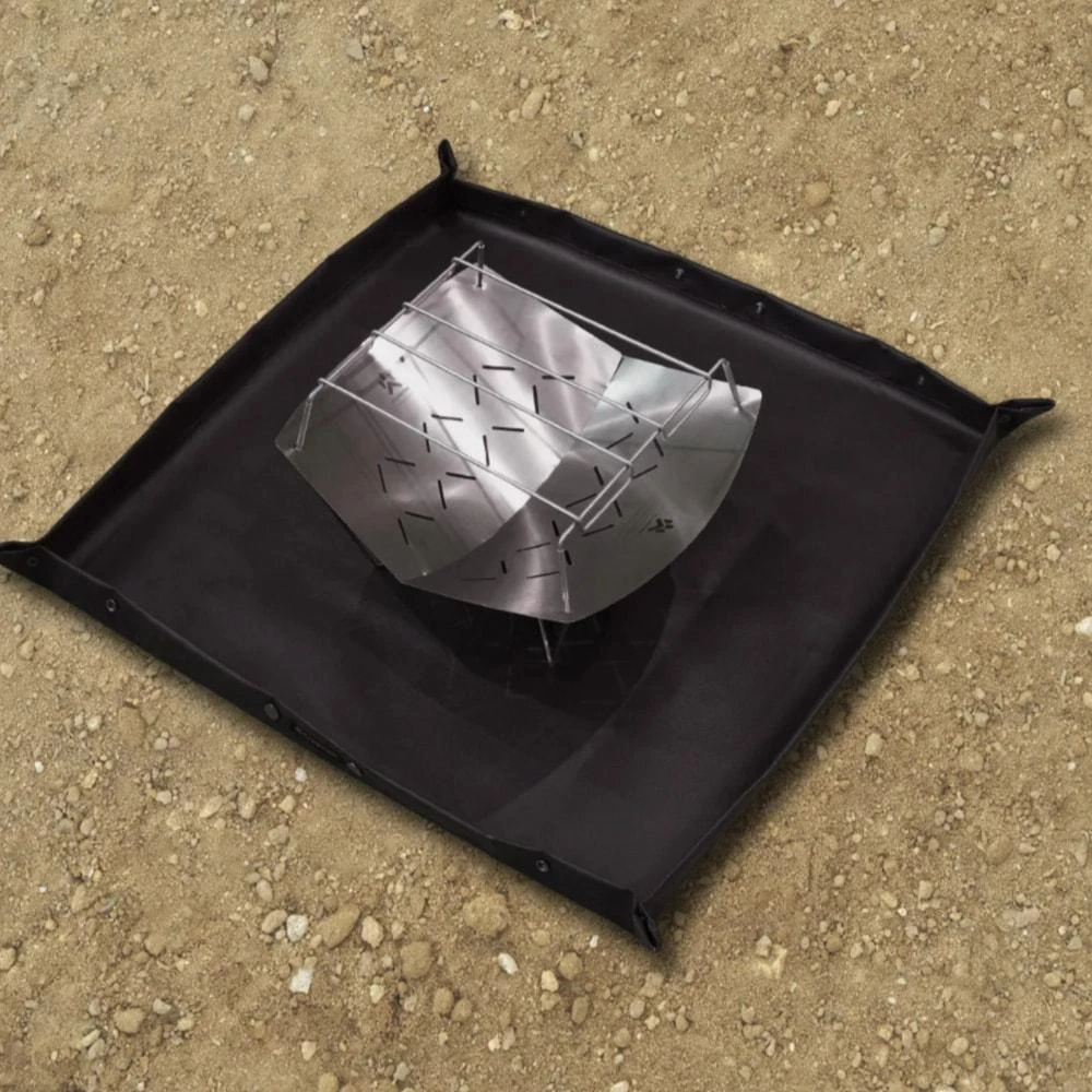 CAMPFIRE 鎧焰防火墊-M/L 焚火墊 耐高溫500度 防火墊 焚火專用水盆 焚火台收納包 一物多用（campfire）『野道家』