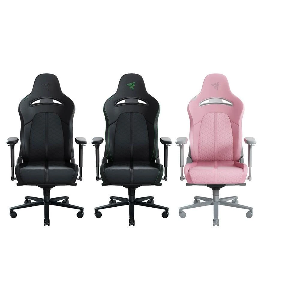 【Razer 雷蛇】Razer 雷蛇 Enki 電競椅(高密度PU泡綿 2D扶手 EPU 合成皮革 弧形腰枕 反應式座椅傾斜)