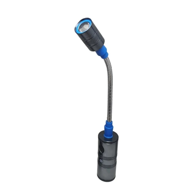 CREE蛇管 充電式LED燈 全電壓手電筒 5W 可調焦距 兩段照明 HL-9015 中崙五金