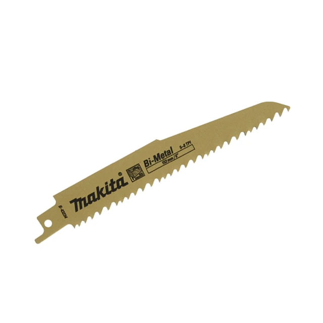 【MAKITA 牧田】瑞士製 軍刀鋸片 B-43234 一卡5支 長度6吋 複合金屬 適用金屬、木材、密集 中崙五金