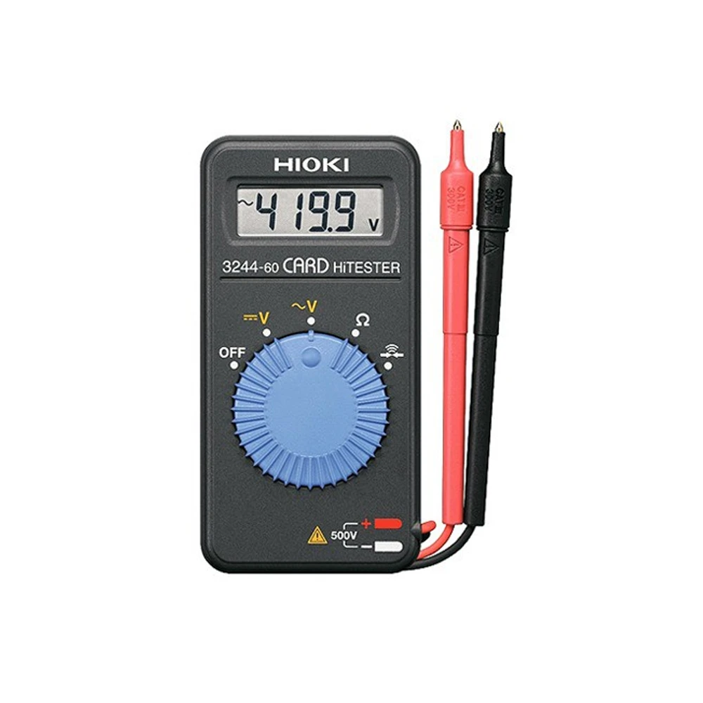 【HIOKI】日本製 3244-60 超薄型數位電表 口袋型三用電表  中崙五金